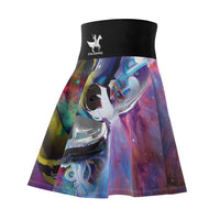 Midnight -  Women's Skater Skirt