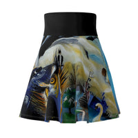 nature VS Man -  Women's Skater Skirt
