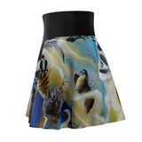 nature VS Man -  Women's Skater Skirt