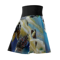 nature VS Man -  Women's Skater Skirt