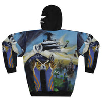 nature VS Man - AOP Unisex Pullover Hoodie