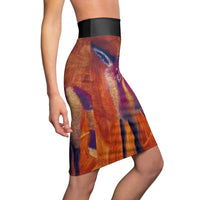 Beautiful Thief - Women's Pencil Skirt