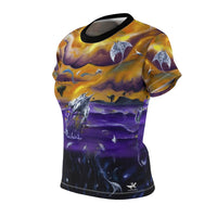 Dimensions Within - Women's AOP Cut & Sew Tee