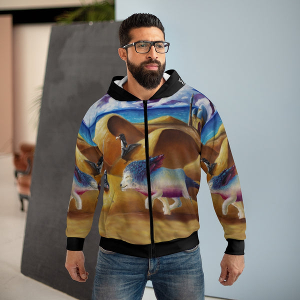 Sumeria - AOP Unisex Zip Hoodie