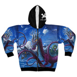 Dragon2 - AOP Unisex Zip Hoodie