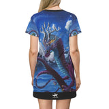 Dragon2 - All Over Print T-Shirt Dress