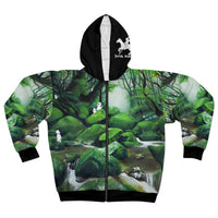 Enchanted Forest - AOP Unisex Zip Hoodie