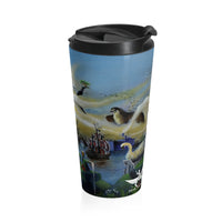 Nature VS Man - Stainless Steel Travel Mug