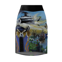 nature VS Man - Women's Pencil Skirt