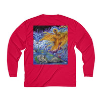 Buddha  - Men's Long Sleeve Moisture Absorbing Tee