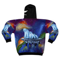Alone - AOP Unisex Zip Hoodie