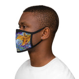 Buddha  -Mixed-Fabric Face Mask