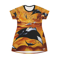 Set me free - All Over Print T-Shirt Dress