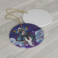 Mother Round Ceramic Ornaments