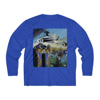 nature VS Man  - Men's Long Sleeve Moisture Absorbing Tee