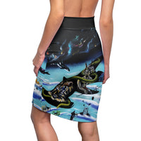 Enigmatic Portals - Women's Pencil Skirt