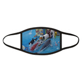 Port of Spain  -Mixed-Fabric Face Mask