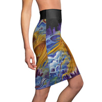 Buddha - Women's Pencil Skirt