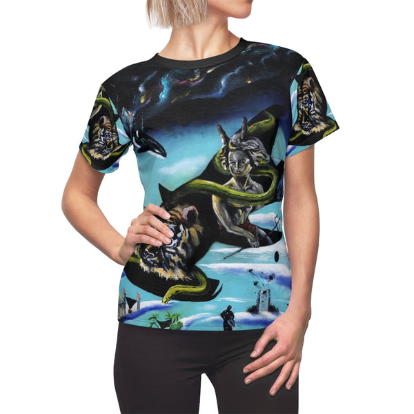 Enigmatic Portals - Women's AOP Cut & Sew Tee