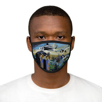 nature VS Man  -Mixed-Fabric Face Mask