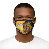 Dark they were with golden Eye -Mixed-Fabric Face Mask