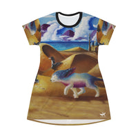 Sumeria - All Over Print T-Shirt Dress