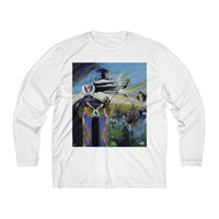 nature VS Man  - Men's Long Sleeve Moisture Absorbing Tee