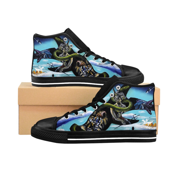 Enigmatic Portals - Men's High-top Sneakers