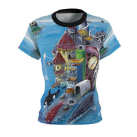 Port of Spain - Women's AOP Cut & Sew Tee