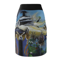 nature VS Man - Women's Pencil Skirt