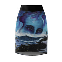Midnight - Women's Pencil Skirt