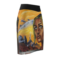 Dark they were with golden Eye - Women's Pencil Skirt