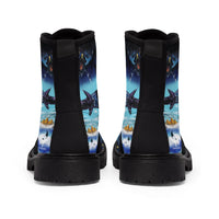 Enigmatic Portals - Women's Canvas Boots