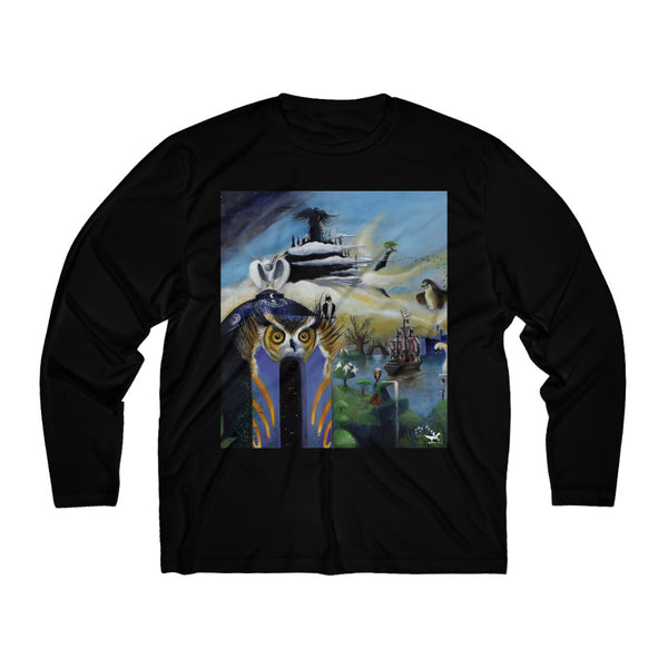 nature VS Man  - Men's Long Sleeve Moisture Absorbing Tee