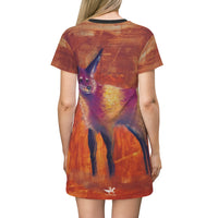 Beautiful Thief - All Over Print T-Shirt Dress