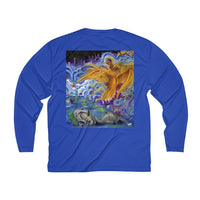Buddha  - Men's Long Sleeve Moisture Absorbing Tee