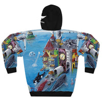 Port of Spain - AOP Unisex Pullover Hoodie