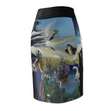 nature VS Man - Women's Pencil Skirt