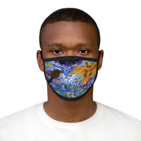 Buddha  -Mixed-Fabric Face Mask