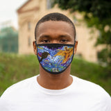 Buddha  -Mixed-Fabric Face Mask