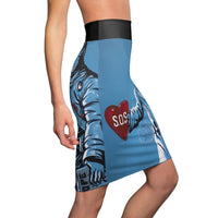 COVID-19 - Women's Pencil Skirt