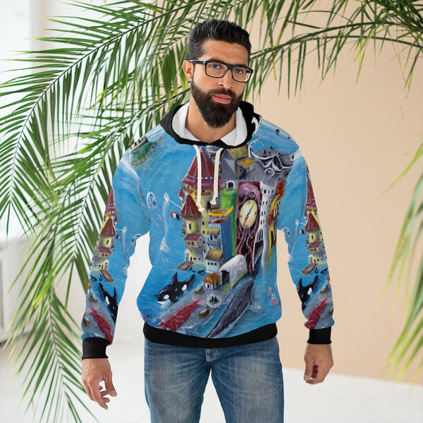 Port of Spain - AOP Unisex Pullover Hoodie