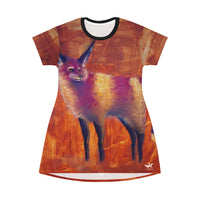 Beautiful Thief - All Over Print T-Shirt Dress