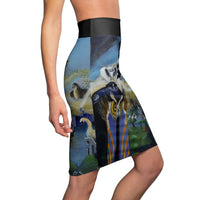 nature VS Man - Women's Pencil Skirt
