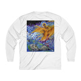 Buddha  - Men's Long Sleeve Moisture Absorbing Tee