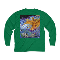 Buddha  - Men's Long Sleeve Moisture Absorbing Tee