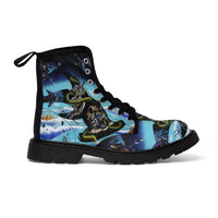 Enigmatic Portals - Women's Canvas Boots