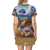 Sumeria - All Over Print T-Shirt Dress