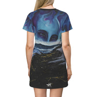 Midnight - All Over Print T-Shirt Dress