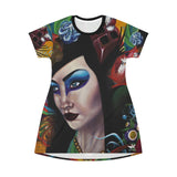 Calypso - All Over Print T-Shirt Dress